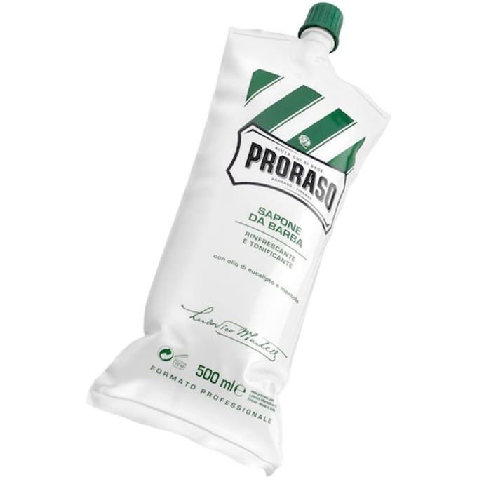 Proraso Refresh Professionele scheercrème Scheerschuim Heren 500 ml