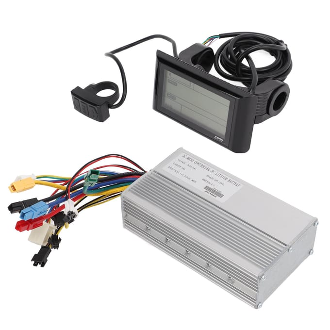Motor Conversie Kit 36V48V 30A Vierkante Golf Controller Vermogen Snelheid Hulp Sensor LCD Paneel voor black