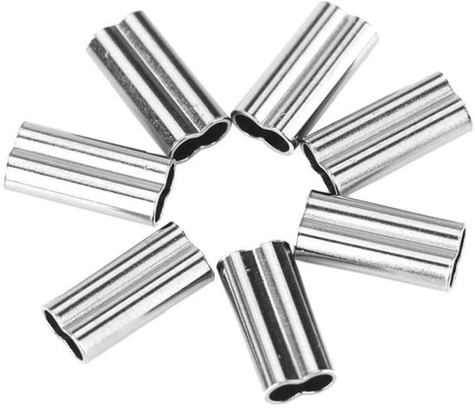 Allecto - Aluminium Crimping Loop Sleeve - Dubbele Klemmen - Hoge