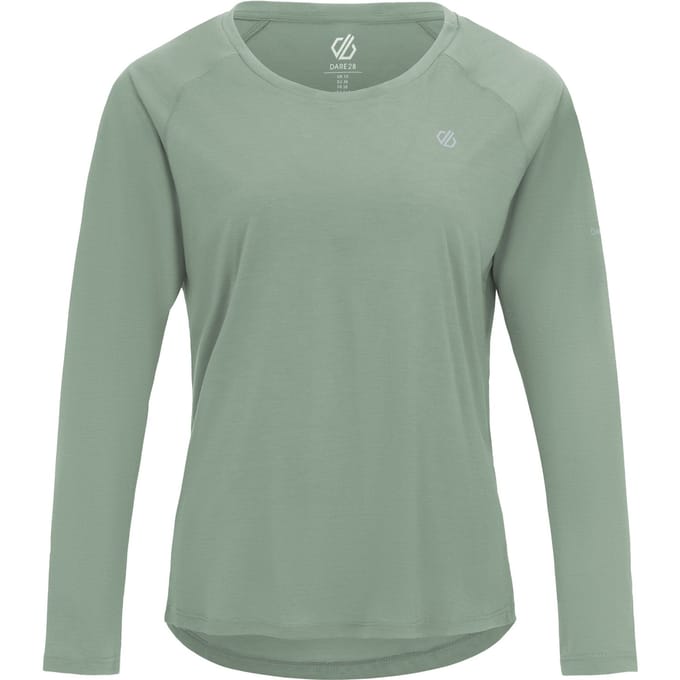 Dare 2B Dames Serenity Langetermijn T-Shirt (Glacier Groen)
