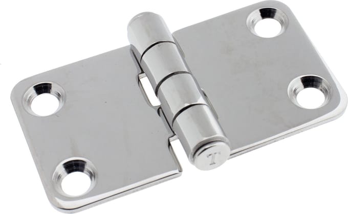 Luikscharnier - 68x38x2 - Rvs 304 - Knoop boven