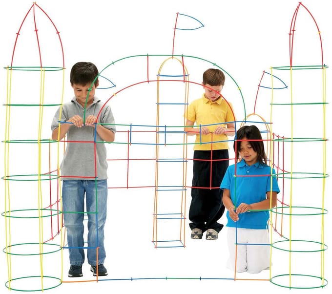 Roylco Straws & Connectors - 400 stuks - Stimuleert visueel-ruimtelijke intelligentie