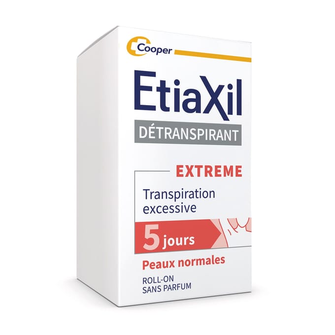 ETIAXIL - Deodorant Behandeling tegen overmatig zweten Oksels EXTREME Normale huid 15 Roller