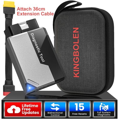 Levenslang gratis KINGBOLEN Ediag Elite Auto OBD2 Diagnosetool Alle systemen 15 Reset Bi-directionele ECU Codering Auto OBD2 Scanner PK THINKDIAG EDIAG LINK
