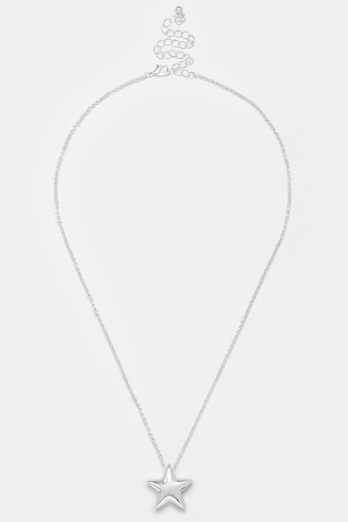 Yours Zilverkleurige Sterrenkettingsize One Size