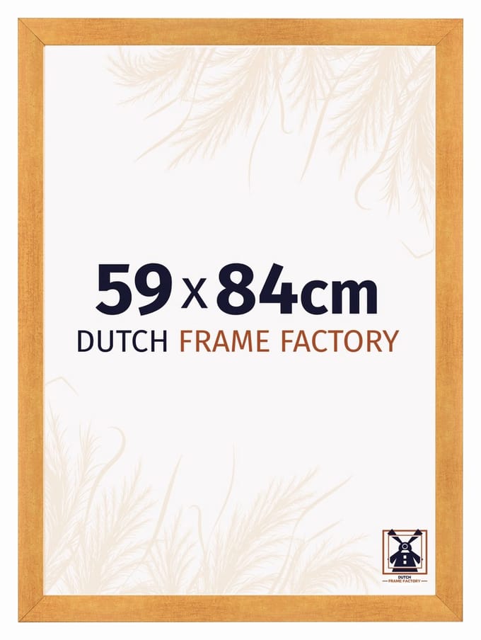 Fotolijst 59x84 cm - MDF - Oranje - Praag