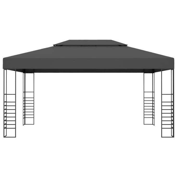 vidaXL - Prieel - 3x4 - m - antraciet