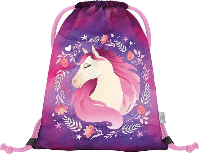Baagl Gymtas Paard Roze