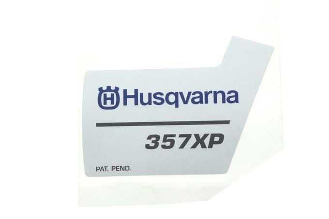 Husqvarna 357xp starterkap sticker