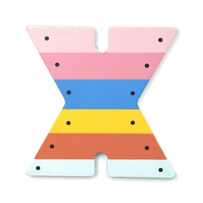 Petit Monkey houten letter X