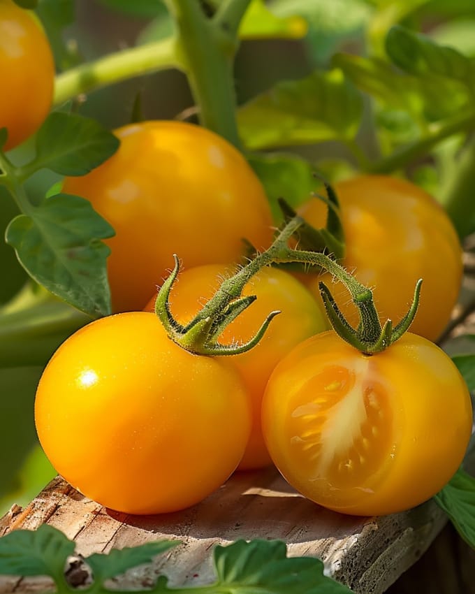 2 sets - Lage Kerstomaat Zaden Gourmandise Yellow Solanum Lycopersicum Eenjarig