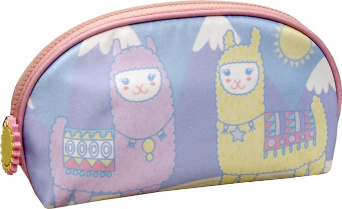 Lama Happy Lama's - Toilettas - 21 x 14 x 5 cm - Multi