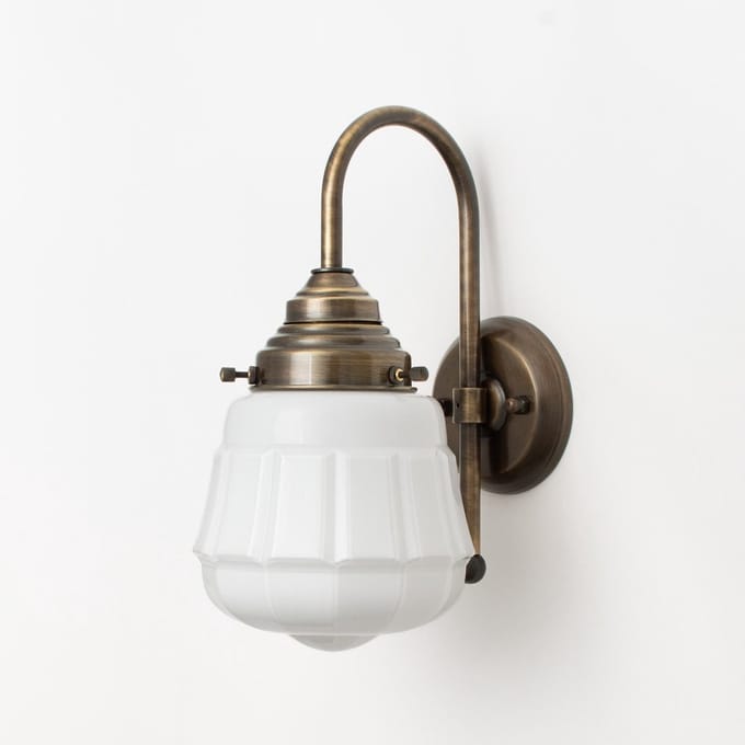 Wandlamp Cadence Meander Brons - Art Deco Trade