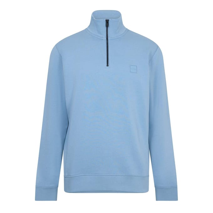 Boss Heren Badstof Sweatshirt (Pastelblauw)
