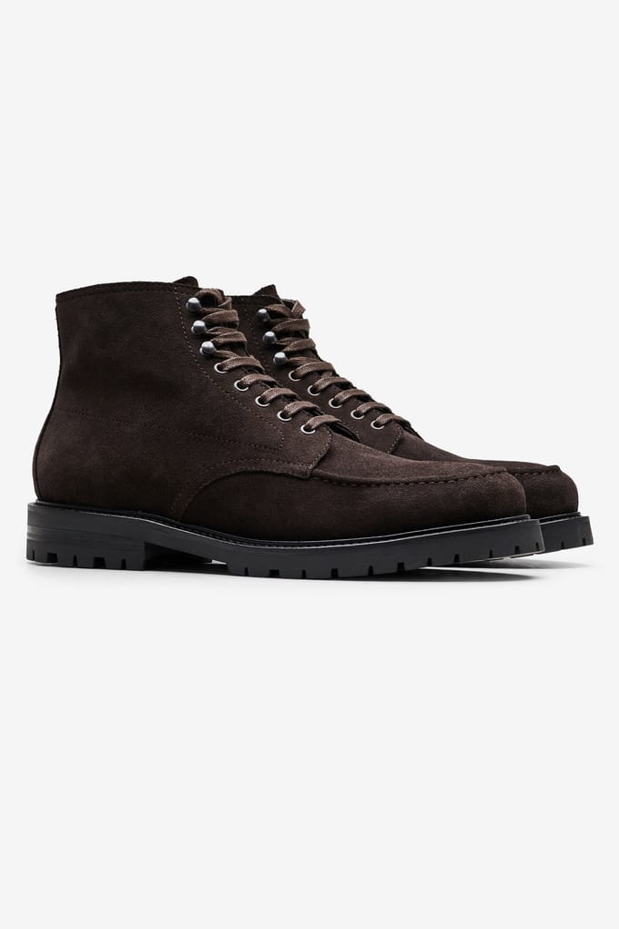 No Label Highlander Suede Dark Brown Taglia: 43 | Stivali Outlet | Uomo | Marrone
