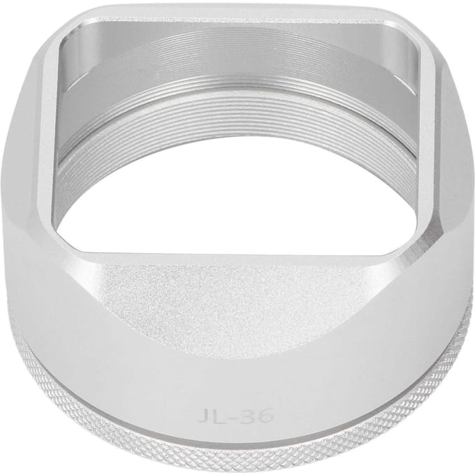 Vierkante Lenskap van Aluminiumlegering Camera Lenskap voor X100VI X100V Camera Extern Filter zilver