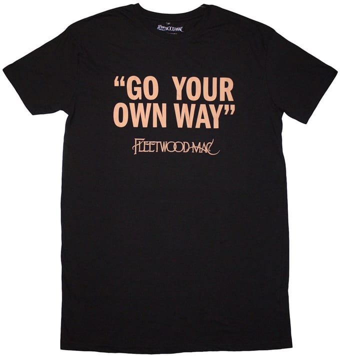 Fleetwood Mac - Go Your Own Way T-shirtjurk - S - Zwart