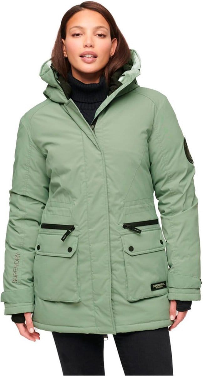 Superdry - Gewatteerde City parka - Dames - Gewatteerde jassen