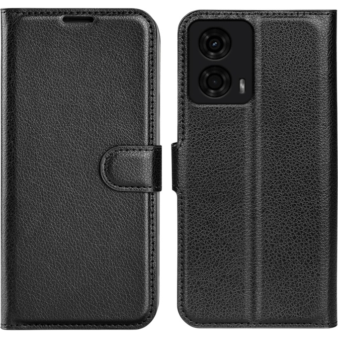 Mocaa Motorola E14 Slim-Fit Book Case Zwart