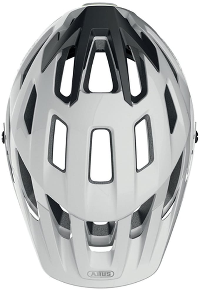 Fietshelm ABUS MOVENTOR 2.0 shiny white L - 57-61 cm - wit - Geschikt voor gebruik op mountainbikes - 370 g