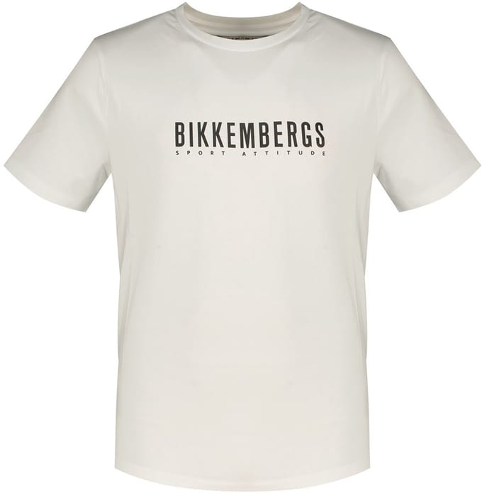 Bikkembergs Bmt0713 T-shirt Met Korte Mouwen Wit M Man
