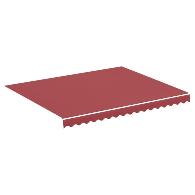 vidaXL - Vervangingsdoek - voor - luifel - 300x250 - cm - polyester - bordeauxrood