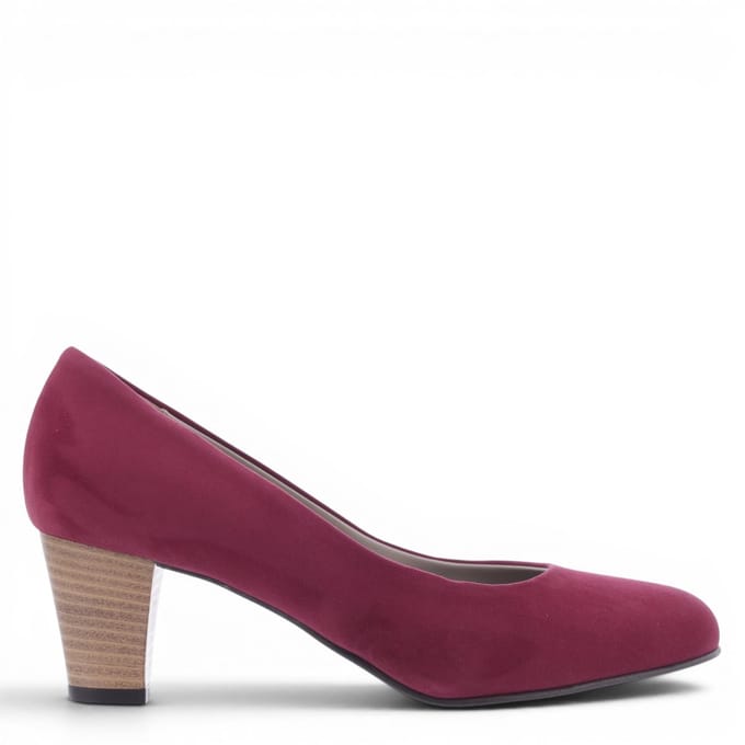 Noë Shoes Nora Pump Ruby Suede