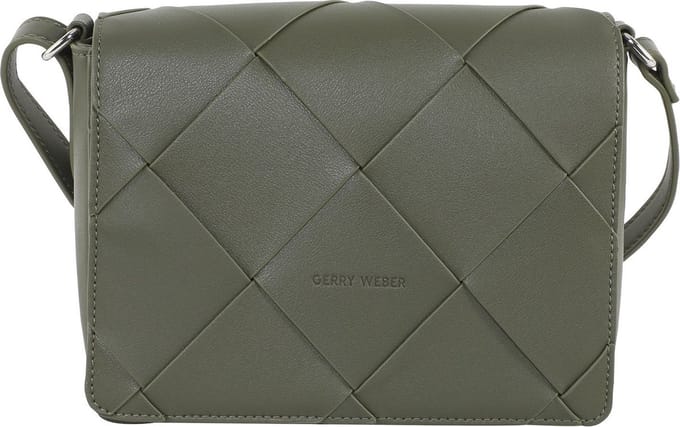 GERRY WEBER Schoudertas Checkers Shoulderbag Shf Khaki Olijfgroen