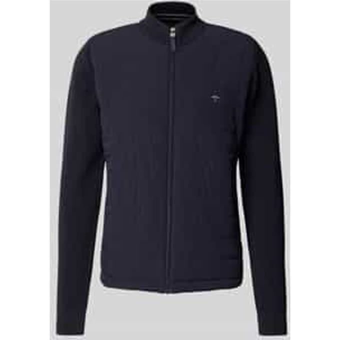 Fynch-Hatton Vest Hybrid Cardigan Navy / male