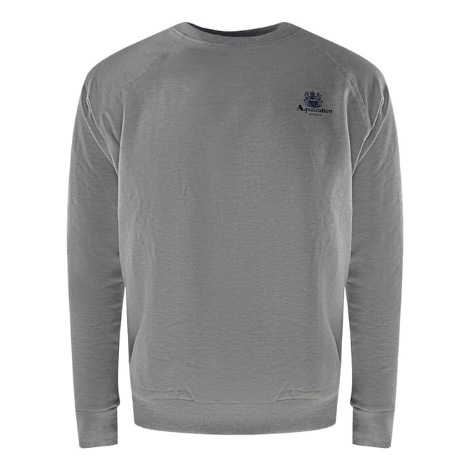 Aquascutum Iconic Crest Crew Neck Grijze Trackset