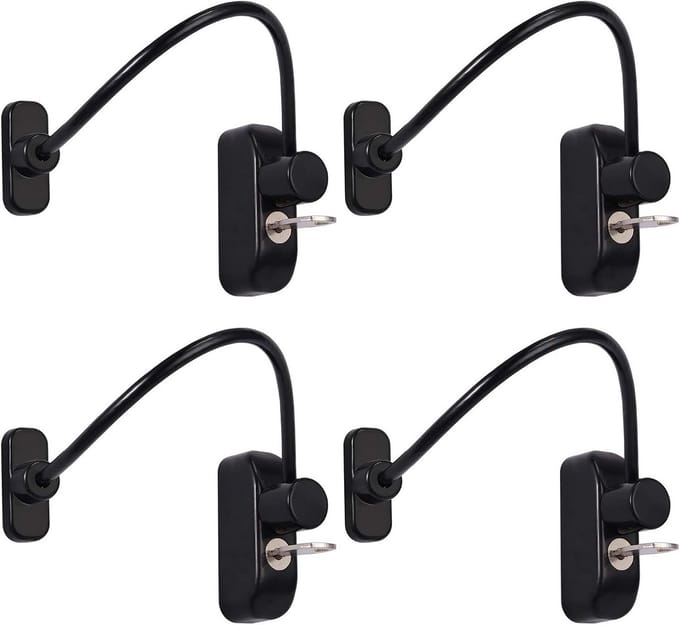 Raam Restrictor Sloten 4PCS voor Kindveiligheid