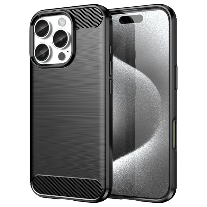 Mocaa Apple iPhone 16 Pro Schokbestendig Hoesje Zwart