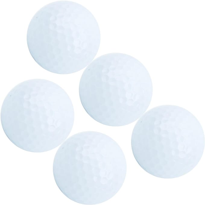 5 Stuks Set Drijvende Oefen Golfballen Water Golf Sport Training Accessoire Binnen Buiten white