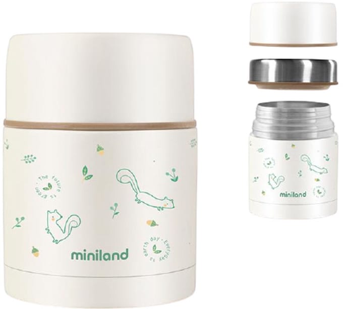 ML Baby: VOEDSELTHERMOS EEKHOORN 600ml, ecofriendly collectie