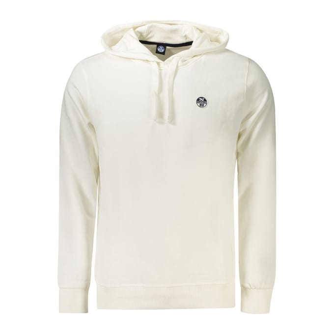 North Sails Witte Katoenen Heren Hoodie