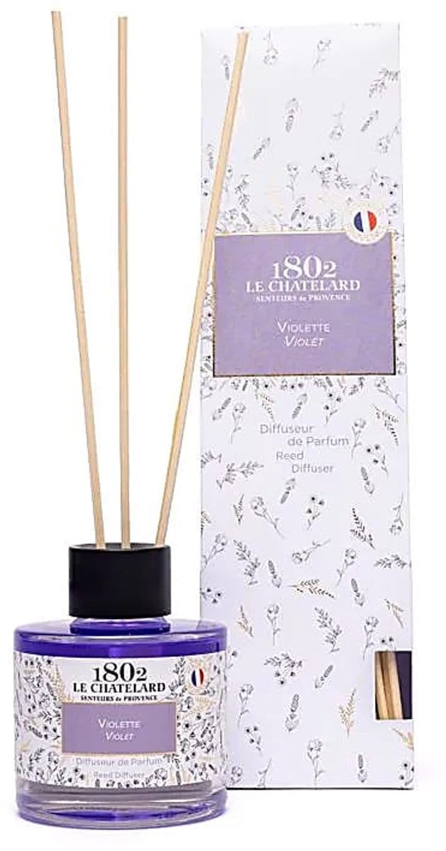 Geurstokjes diffuser viooltje