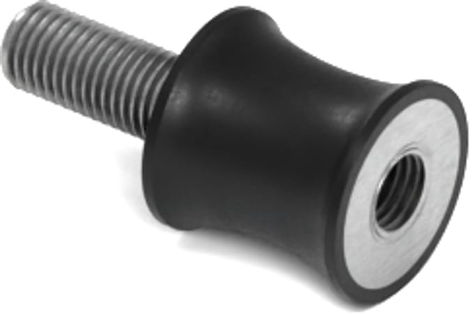Rubbermagazijn - Tailledemper - Type B/F - 10/8x10mm - M4 - Set 10 stuks