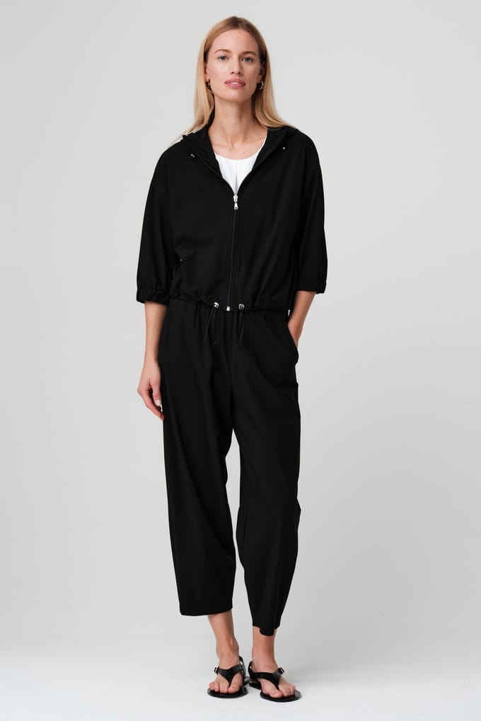 Tilia jacket technical jersey LS | Black - Black / L