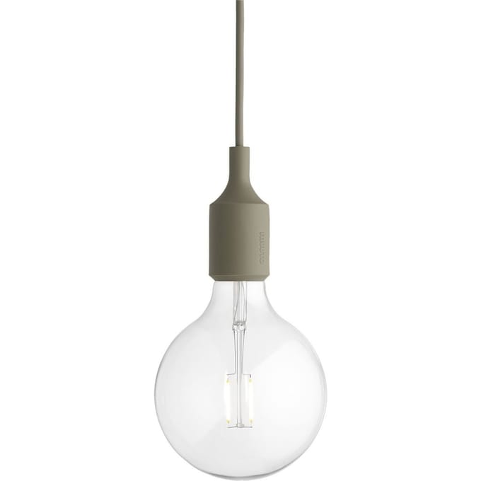 Muuto - Hanglamp E27 - olijfgroen