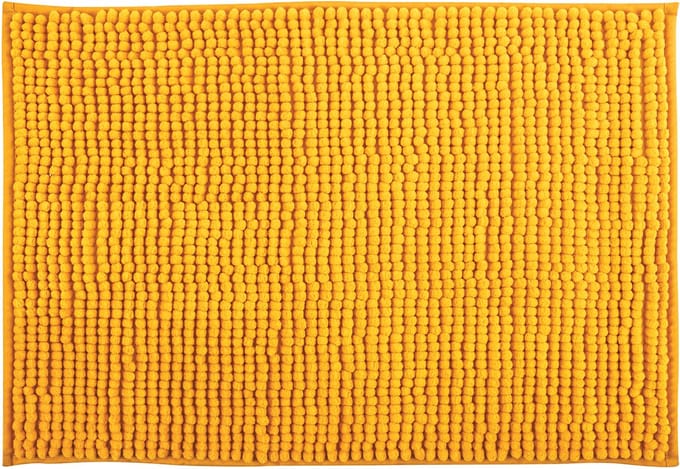 MSV Badmat - CHENILLE - Badkamermat - Microvezel - Saffraan