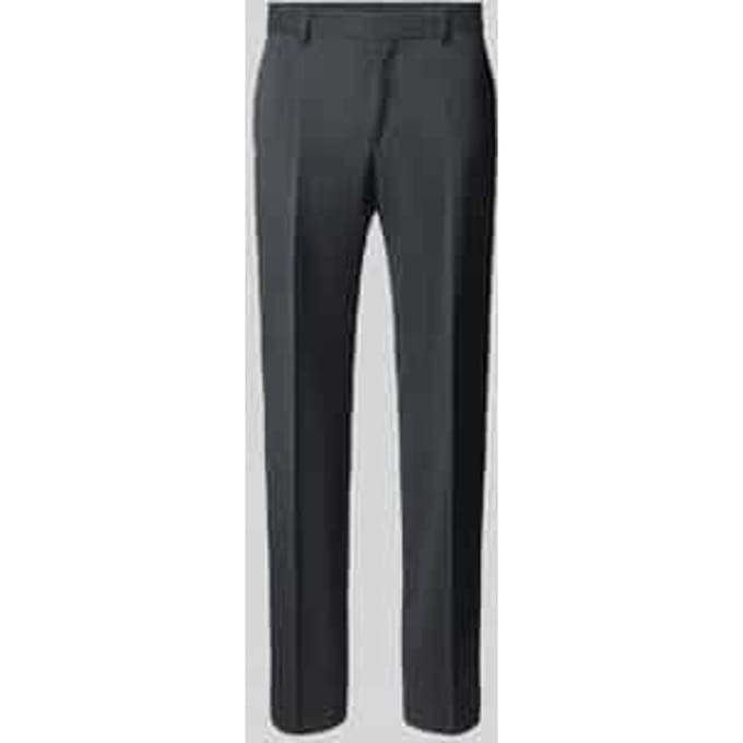Regular fit pantalon met persplooien, model 'Lenon'