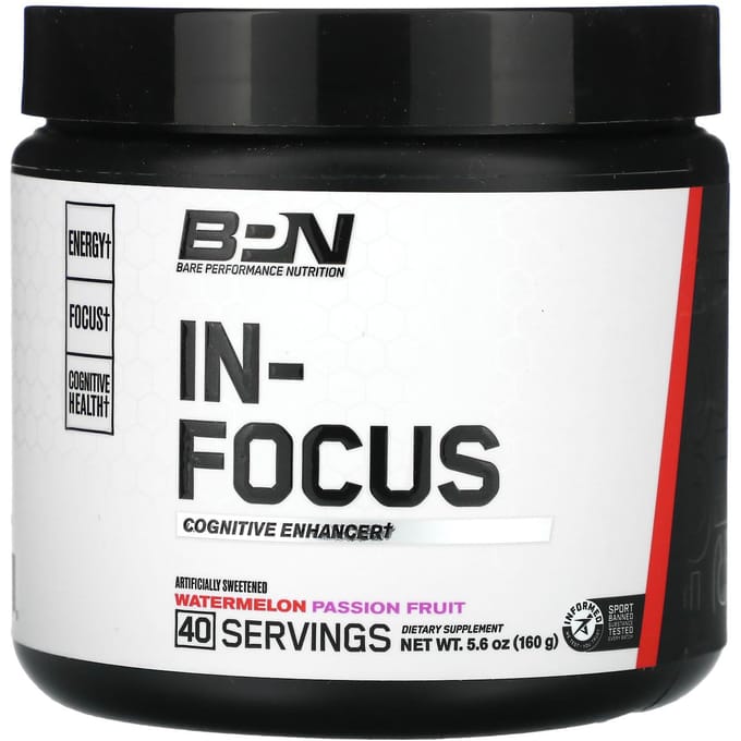 BPN, In-Focus, Fruit de la Passion Melon d'Eau, 159 g (160g)