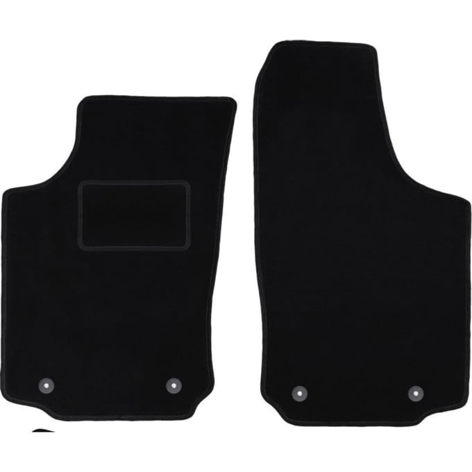 Zwarte veloursmatten voor: Opel Tigra B TwinTop, cabrio (2003-2008)