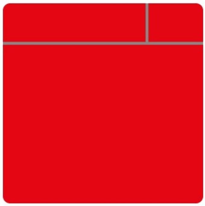 Scrum whiteboard magneet - klein 5x - rood