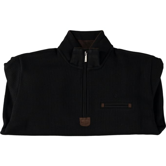 Fellows United Half Zip Pullover Heavy Gauge Sweater Knit Antra (52.265 - 120)