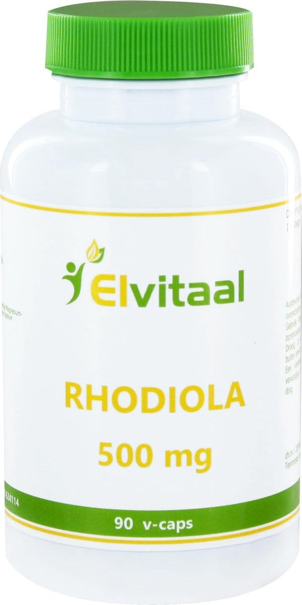 Elvitum Rhodiola 500mg 90 Vegetarische capsules