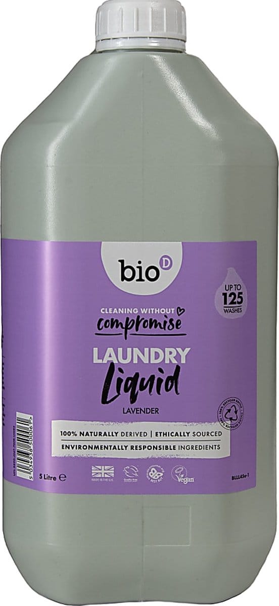 Bio-D Vloeibaar Wasmiddel met Lavendel - 5L Grootverpakking