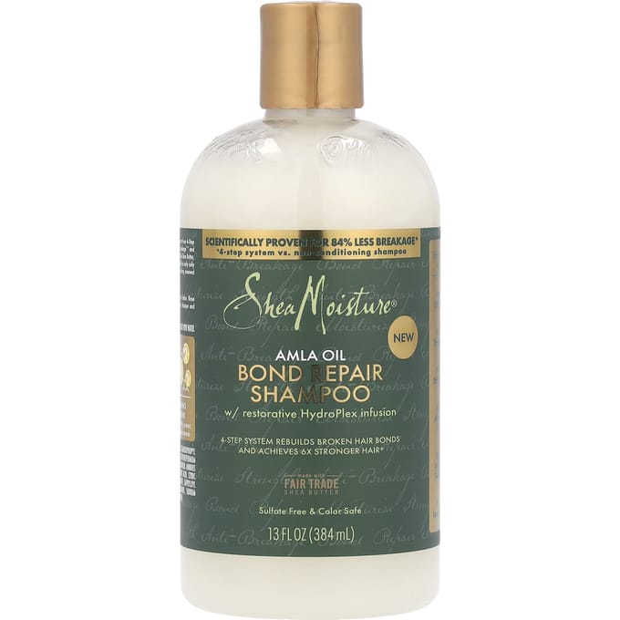 SheaMoisture, Bond Repair Shampoo, Amla Olie, 13 fl oz (384 ml) gray