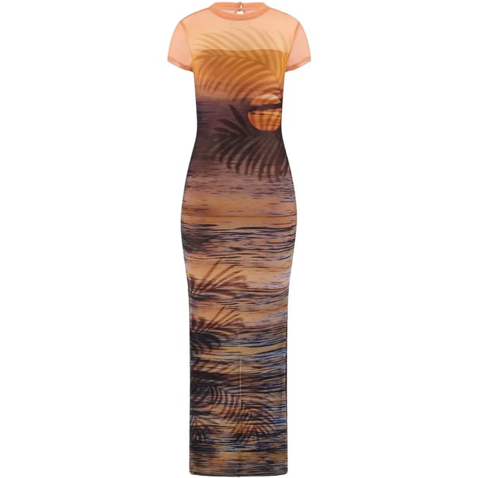 Vrouwen gebreide jurk Guess Beach Sunset
