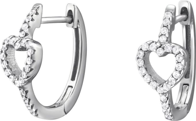 Montebello Oorbellen Nehla - 925 Zilver E-Coating - Hart - 7x15mm